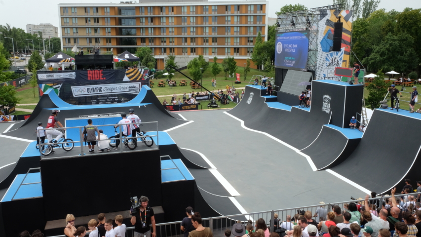 Olympic Qualifier Series, Budapest, street sports, BMX, break dance, sports climbing, skateboarding